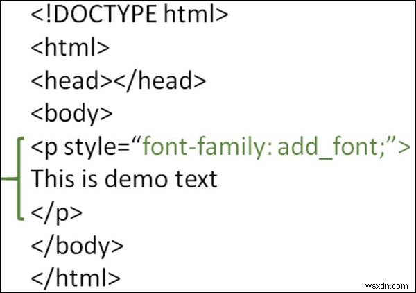 HTML에서 텍스트 글꼴(font-family)을 설정하는 방법