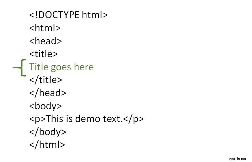 HTML title 태그로 문서 제목을 정의하는 방법