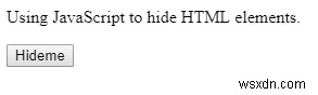 자바스크립트(JavaScript)로 HTML 요소 숨기기·표시하기 – CSS display 속성 활용법