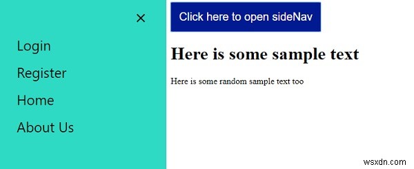 CSS와 JavaScript로 접을 수 있는 사이드바 메뉴 만드는 방법