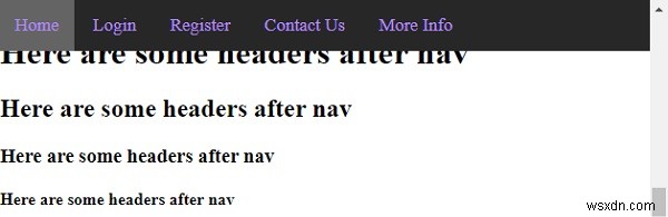 CSS와 JavaScript로 스크롤 시 화면 상단에 고정되는 스티키 내비게이션 바 만들기