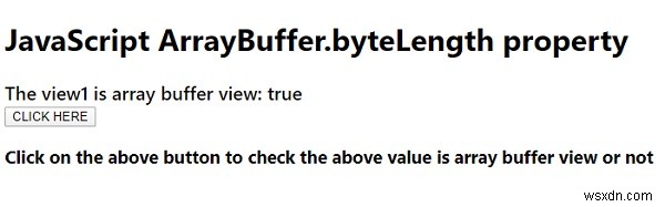 자바스크립트 ArrayBuffer.isView() 메서드 – 개념과 사용 예제