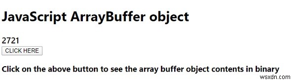 JavaScript ArrayBuffer 객체 – 고정 길이 원시 이진 데이터 버퍼 다루기