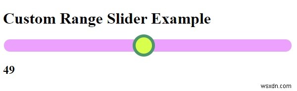 CSS와 JavaScript로 나만의 커스텀 범위 슬라이더 만들기