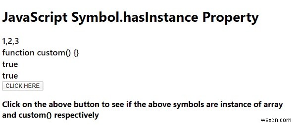 자바스크립트 Symbol.hasInstance 속성 – 생성자의 인스턴스 여부 확인하기