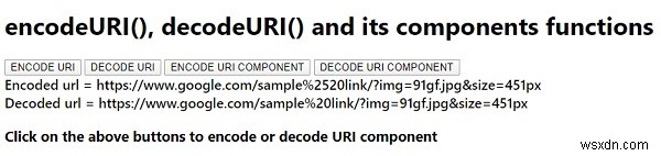 JavaScript encodeURI(), decodeURI() 및 구성 요소 함수 완벽 정리