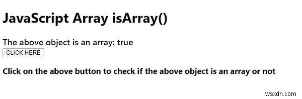 JavaScript Array.isArray() 메서드 – 객체가 배열인지 확인하는 방법