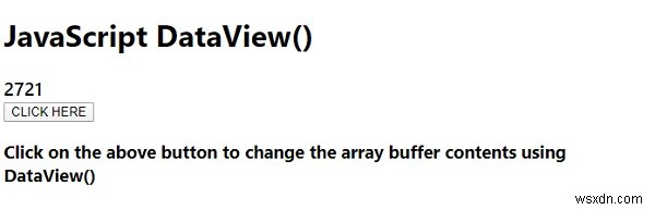 자바스크립트 DataView() – ArrayBuffer를 읽고 쓰는 저수준 인터페이스