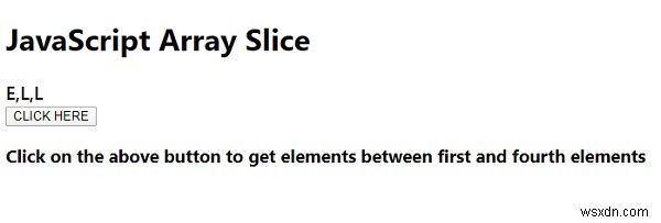 JavaScript 배열 slice() 메서드 완벽 정리 – 문법과 실전 예제