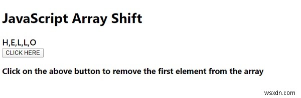 JavaScript 배열 shift() 메서드 완벽 정리 – 첫 번째 요소 제거하기