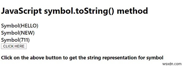 자바스크립트 Symbol.toString() 메서드 – 심볼 객체의 문자열 표현 구하기