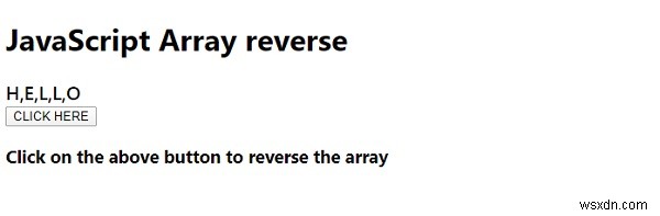 JavaScript 배열 reverse() 메서드 완벽 정리