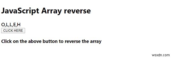 JavaScript 배열 reverse() 메서드 완벽 정리