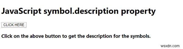 JavaScript symbol.description 속성 완벽 정리