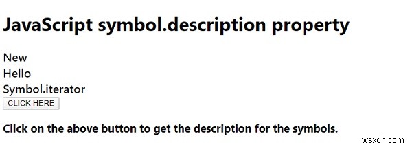 JavaScript symbol.description 속성 완벽 정리