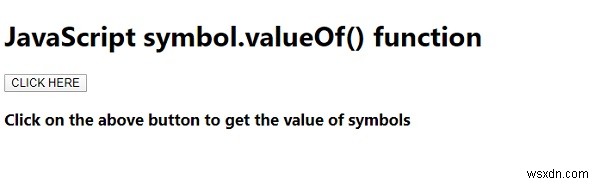 자바스크립트 Symbol.valueOf() 메서드 사용법과 예제 코드