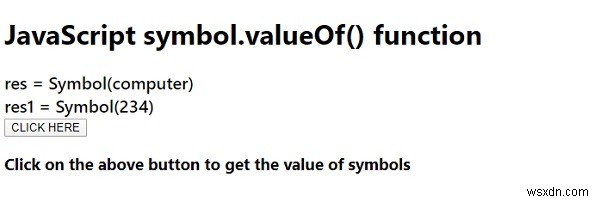 자바스크립트 Symbol.valueOf() 메서드 사용법과 예제 코드