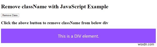 JavaScript로 요소에서 클래스 이름 제거하는 방법 완벽 가이드
