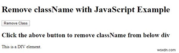 JavaScript로 요소에서 클래스 이름 제거하는 방법 완벽 가이드