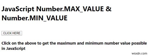자바스크립트 Number.MAX_VALUE와 Number.MIN_VALUE 속성 이해하기(예제 포함)