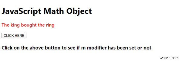 JavaScript multiline 속성 – 정규식  m  수정자 설정 여부 확인하기