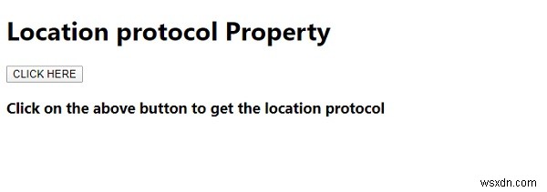 JavaScript location.protocol 속성 – 현재 URL의 프로토콜 확인 방법