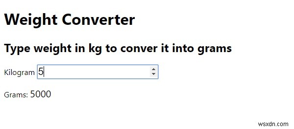HTML과 JavaScript로 간단한 무게 변환기 만들기: kg → g 실시간 변환 완벽 가이드