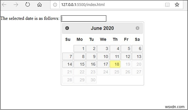JavaScript Datepicker에서 미래 날짜 비활성화하는 방법
