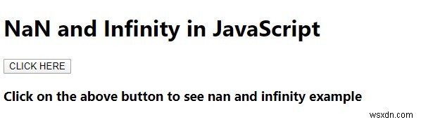 JavaScript에서 NaN과 Infinity 이해하기: 예제 코드와 실행 결과