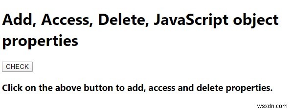 JavaScript 객체 속성을 추가, 접근, 삭제하는 방법 (예제 코드)