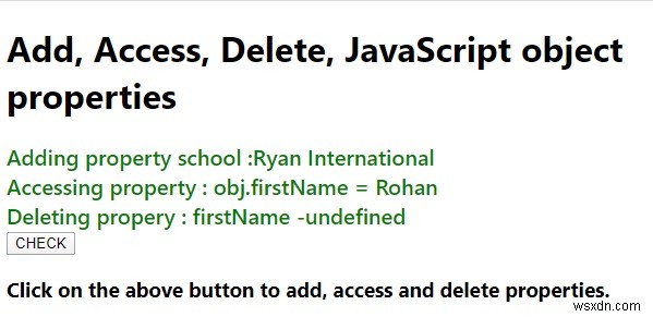 JavaScript 객체 속성을 추가, 접근, 삭제하는 방법 (예제 코드)
