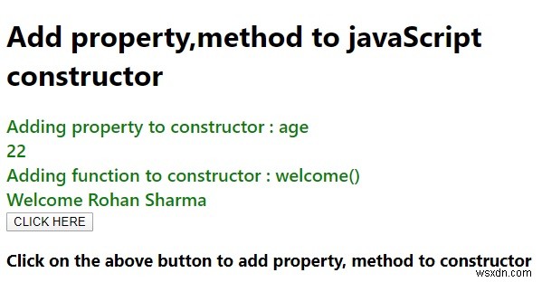 JavaScript 생성자 함수에 속성과 메서드를 추가하는 방법