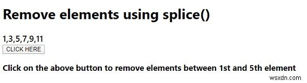 JavaScript splice() 메서드로 배열 요소 제거하는 방법 – 예제로 배우기
