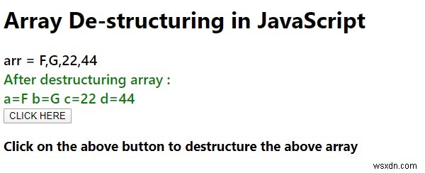 JavaScript 배열 구조 분해(Destructuring) 완벽 가이드