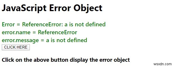 JavaScript 오류(Error) 객체 완벽 이해하기: name과 message 속성 활용법