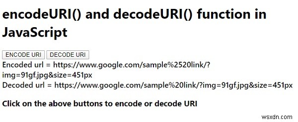 JavaScript의 encodeURI() 및 decodeURI() 함수 완벽 정리