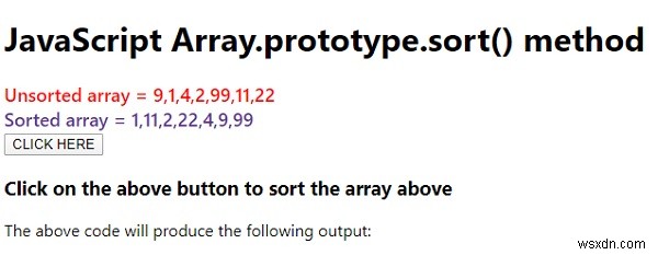 JavaScript Array.prototype.sort() 메서드로 배열 정렬하기