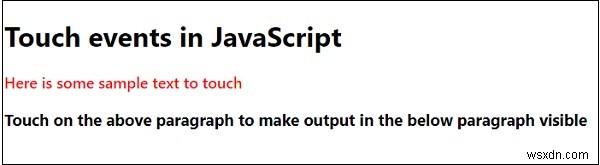 JavaScript 터치 이벤트(Touch Event) 완벽 정리