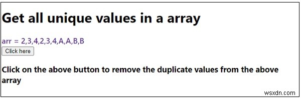 JavaScript 배열에서 중복을 제거하고 고유 값만 추출하는 방법