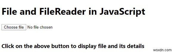 JavaScript에서 File 객체와 FileReader API로 파일 읽는 방법