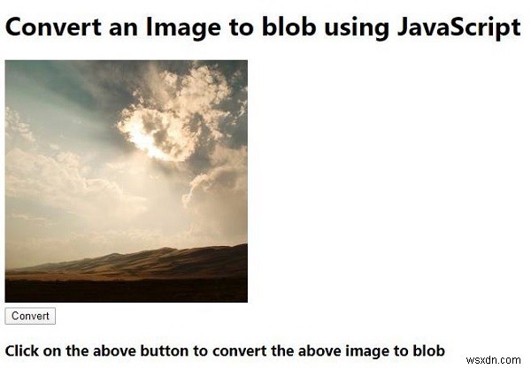 JavaScript로 이미지를 Blob 객체로 변환하는 방법