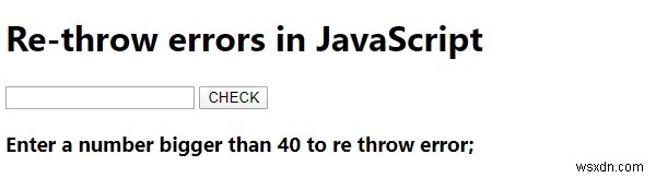 JavaScript에서 오류를 다시 던질 수 있나요? 예외 재발생(Re-throw) 방법 총정리