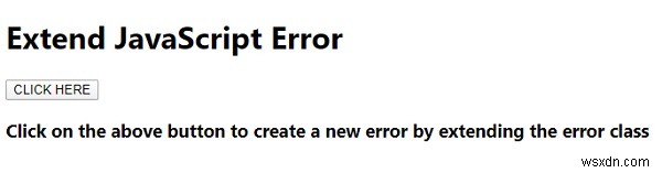 JavaScript Error 클래스 확장하기 – 커스텀 에러를 만드는 가장 좋은 방법