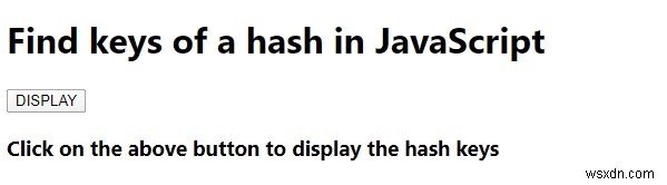 JavaScript에서 해시(객체) 키를 찾는 방법 – Object.keys() 활용 가이드