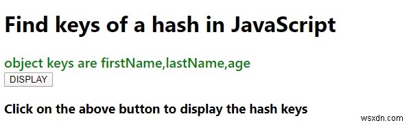 JavaScript에서 해시(객체) 키를 찾는 방법 – Object.keys() 활용 가이드