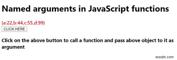 JavaScript에서 명명된 인수(Named Arguments) 활용하기