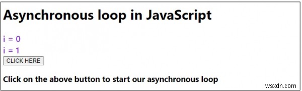 JavaScript에서 비동기 루프(Asynchronous Loop)를 구현하는 방법