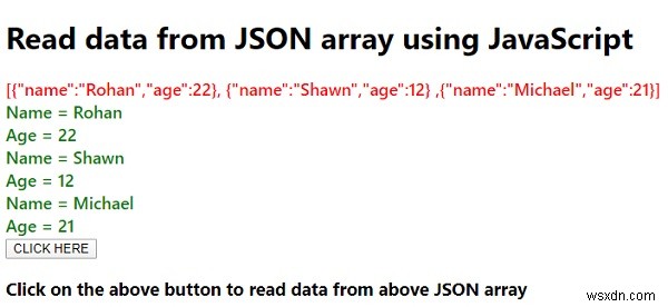 JavaScript로 JSON 배열에서 데이터 읽는 방법 (JSON.parse 활용)