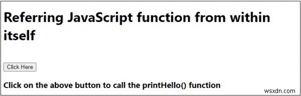 JavaScript 함수가 자기 자신을 참조하는 방법 (재귀 호출)