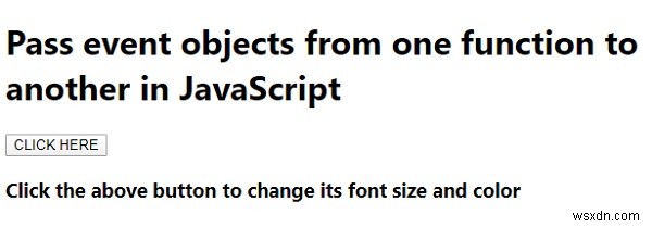 JavaScript에서 한 함수에서 다른 함수로 이벤트 객체를 전달하는 방법